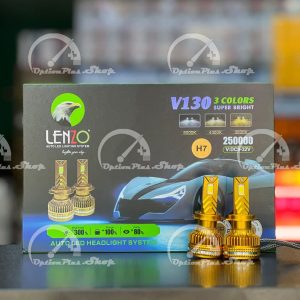 هدلایت V130 لنزو دو رنگ زرد و سفید